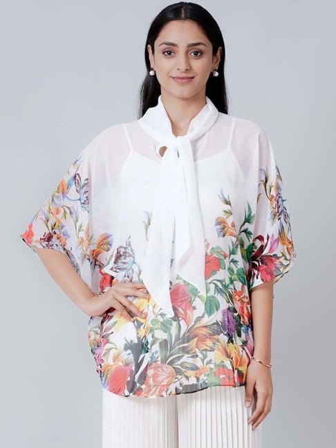 first resort by ramola bachchan multicoloured floral top