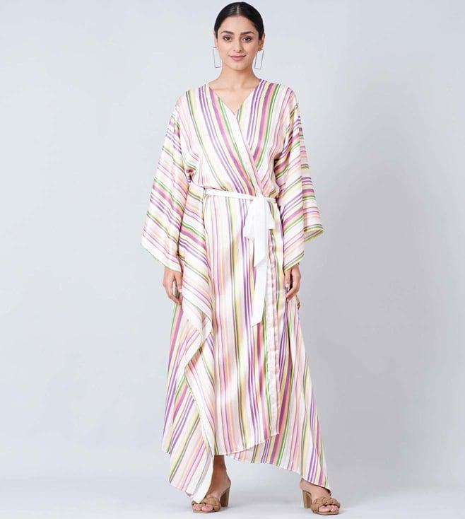 first resort by ramola bachchan multicoloured full length cover-up