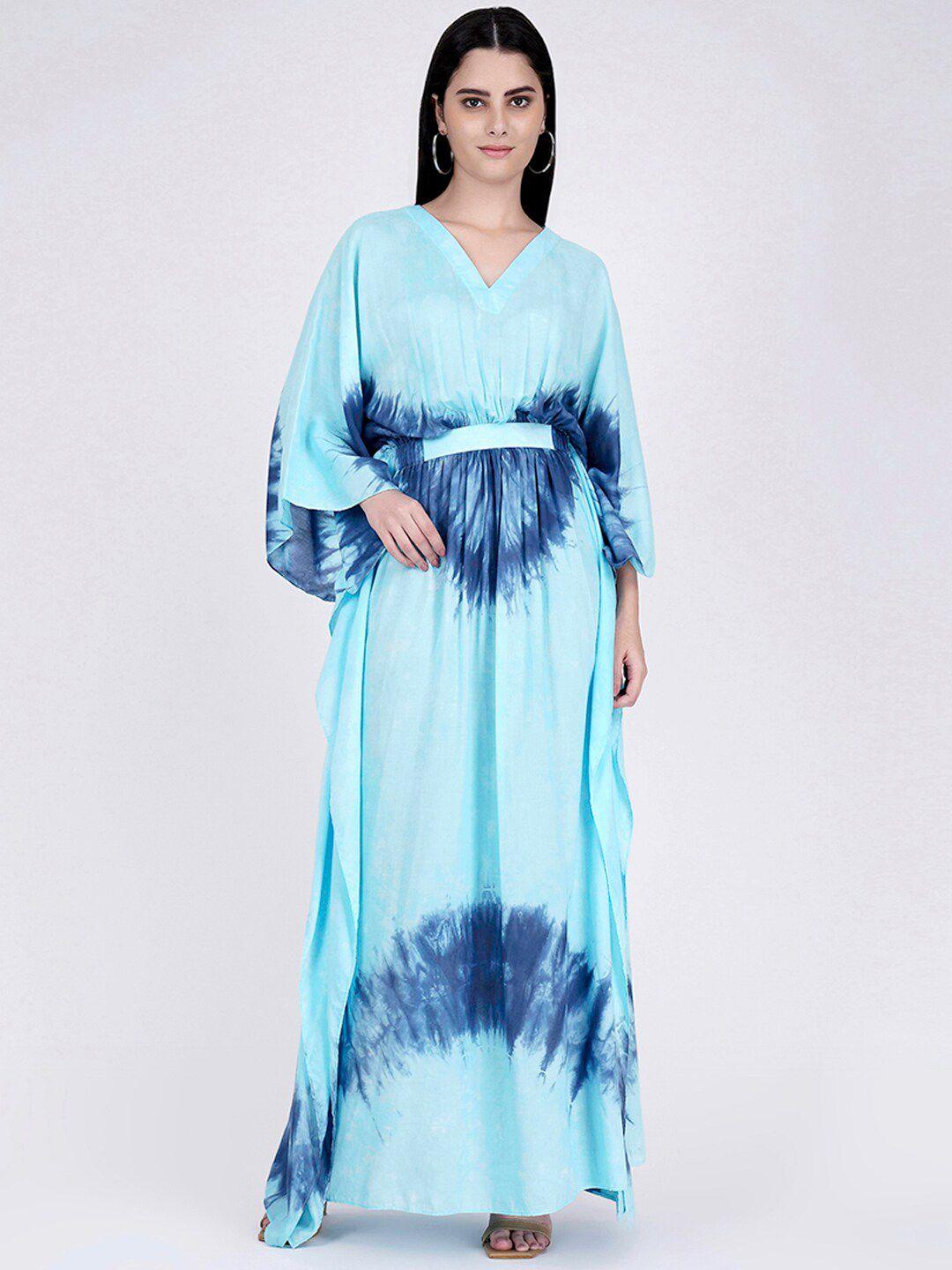 first resort by ramola bachchan tie and dyed fit & flare dress