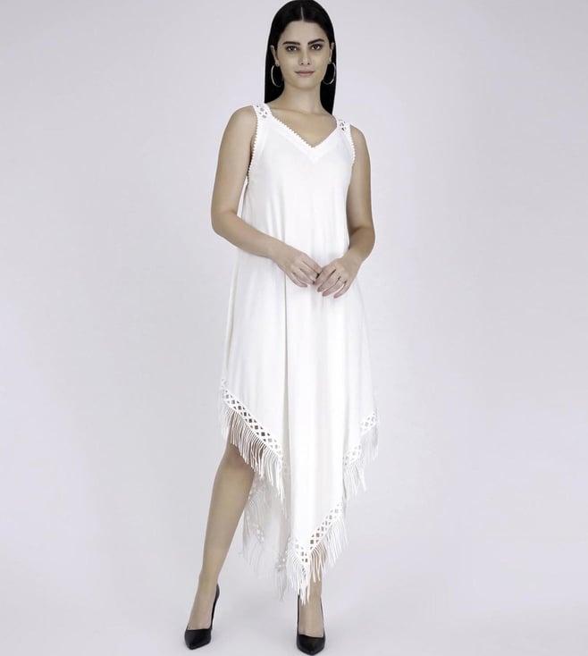 first resort by ramola bachchan white handkerchief dress