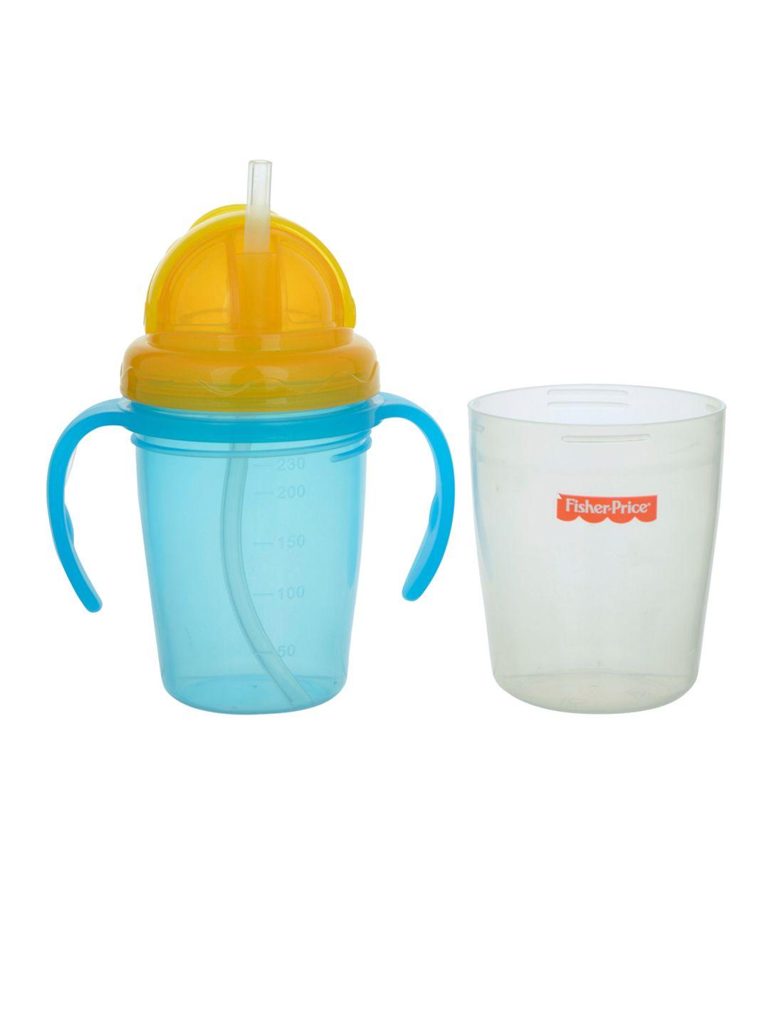 fisher-price blue double wall baby sipper training cup