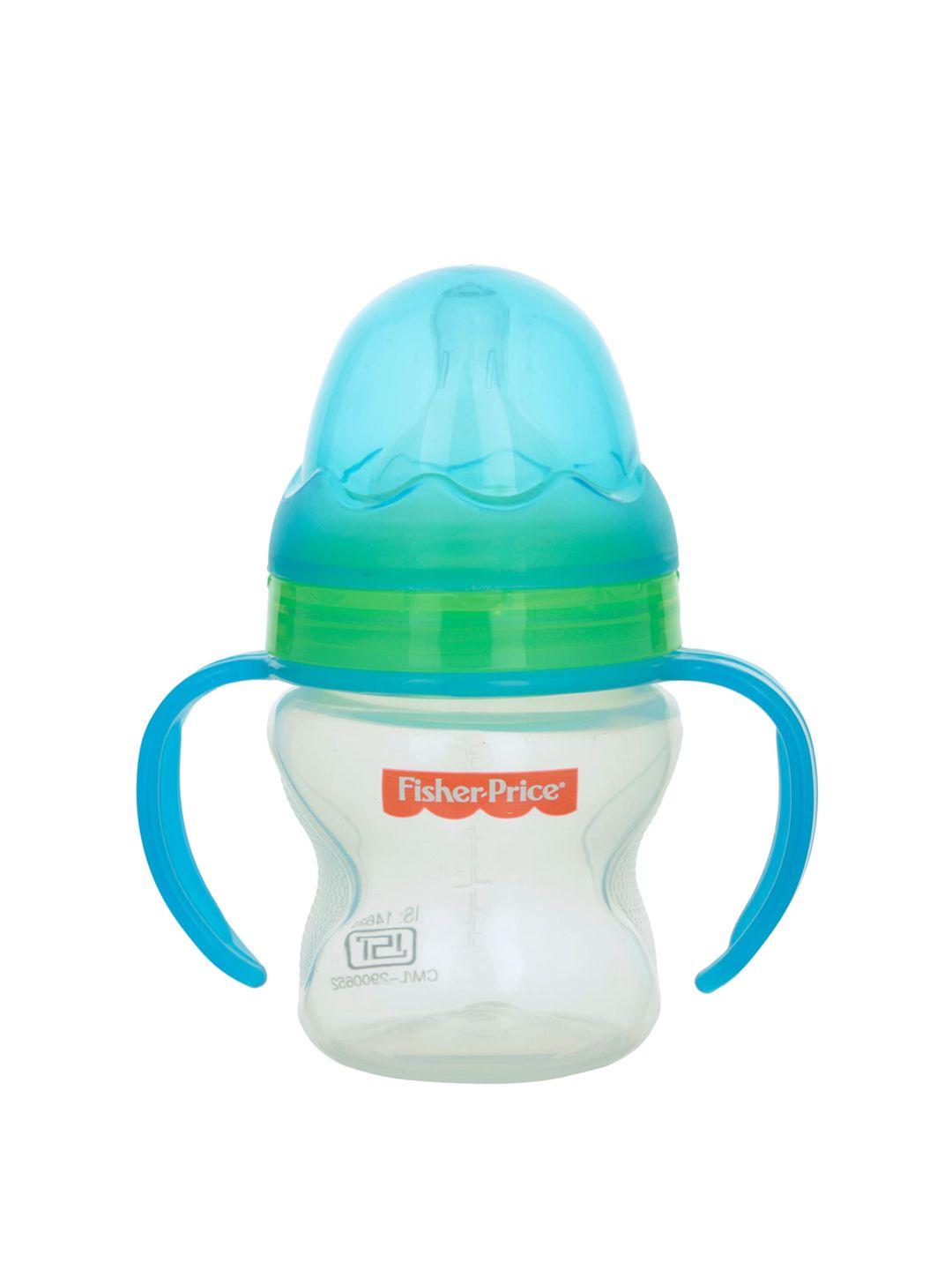 fisher-price kids blue ultra care wide neck baby feeding bottle