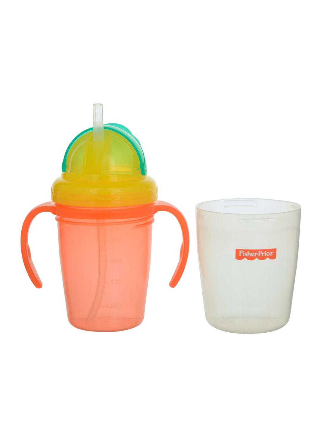 fisher-price orange double wall baby sipper training cup