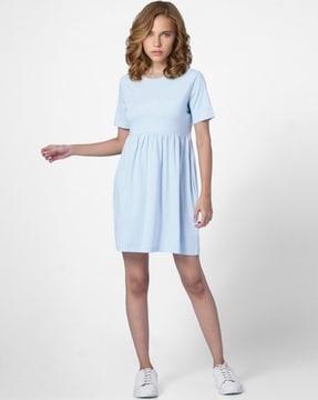 fit & flare dress with insert pocket