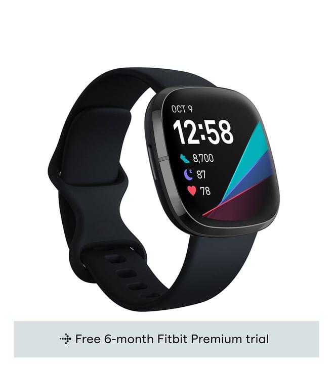 fitbit fb512bkbk sense smart watch for unisex