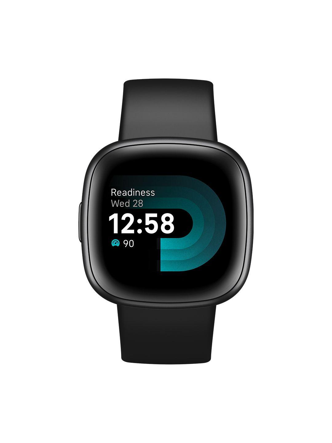 fitbit versa 4 fitness watch with daily readiness score + google + call