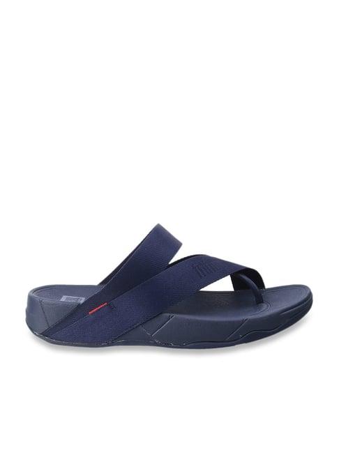 fitflop men's blue toe ring sandals