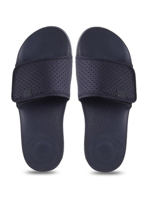 fitflop men's navy slides