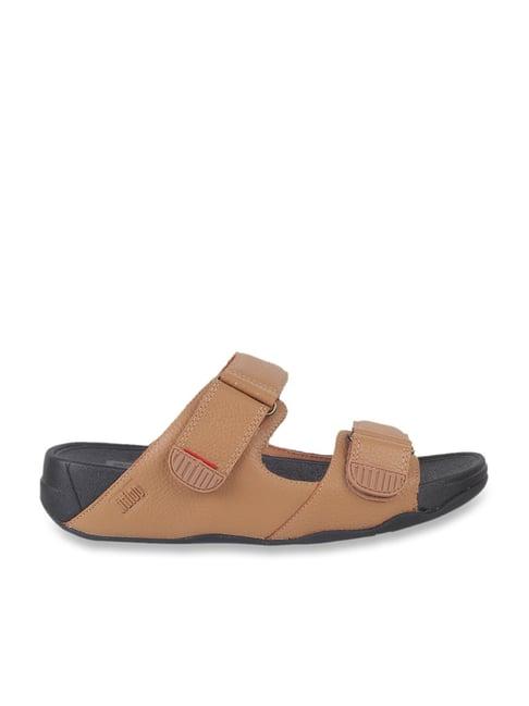 fitflop men's tan casual sandals