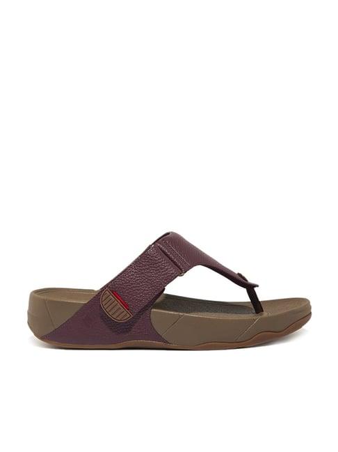 fitflop men's wine thong sandals