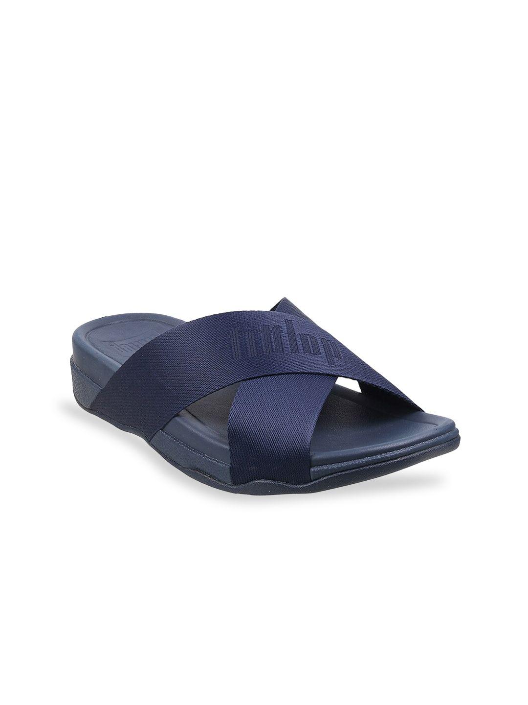 fitflop men blue comfort sandals