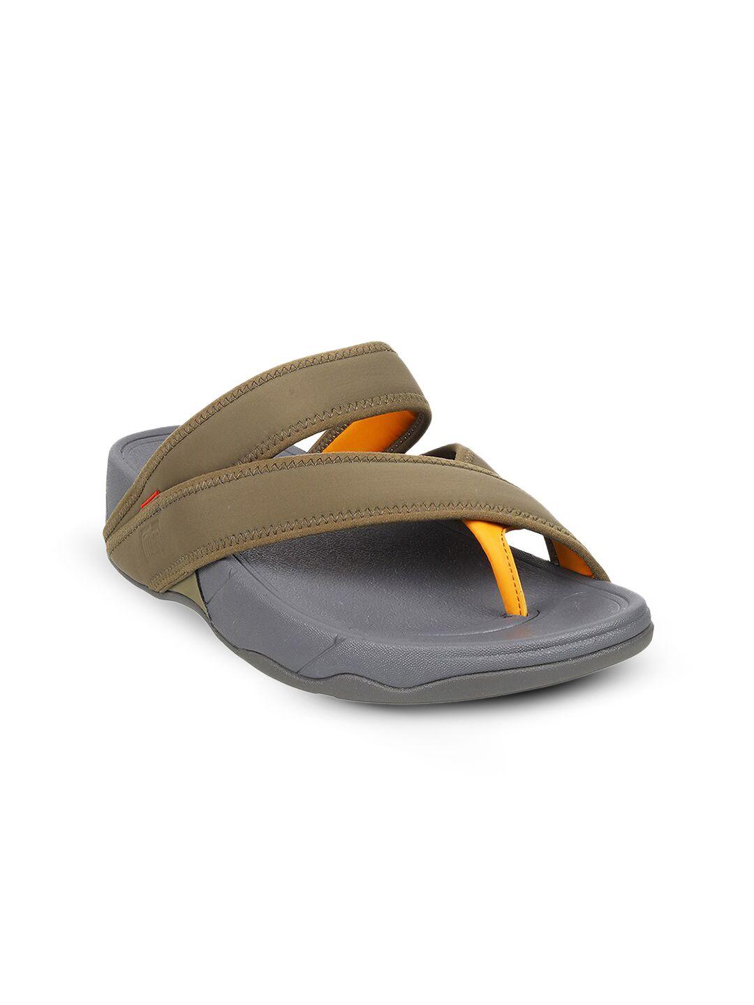 fitflop men open one toe comfort sandals