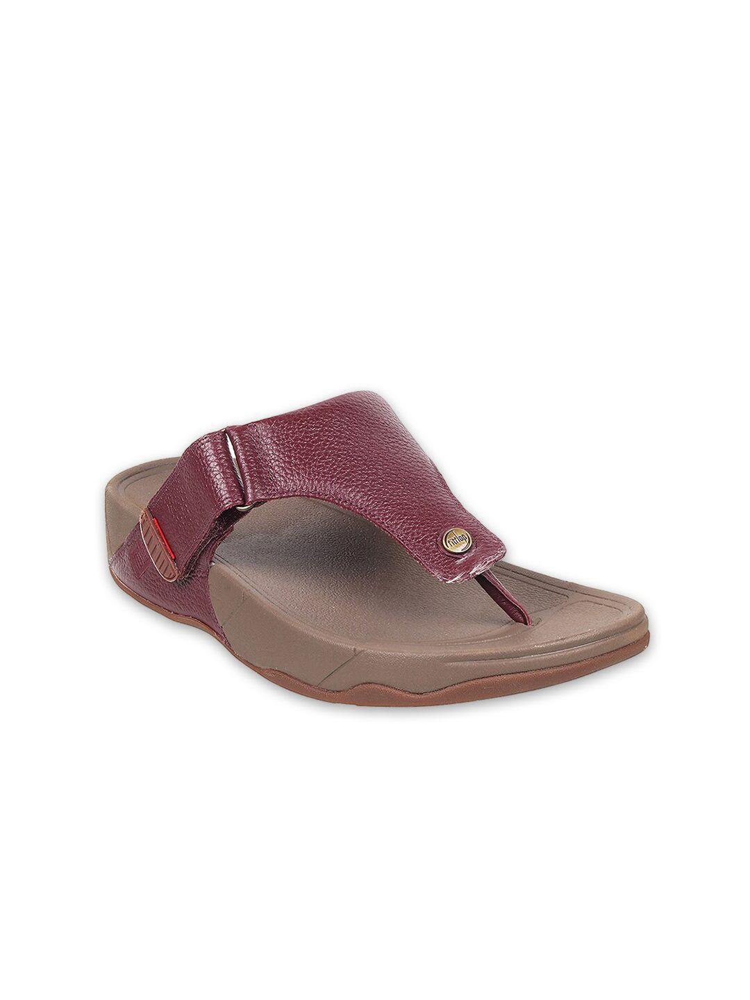 fitflop men open toe leather comfort sandals