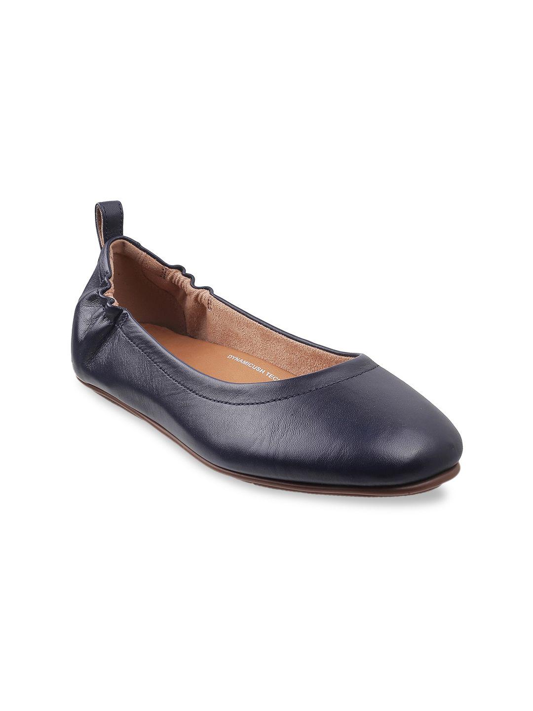 fitflop women blue ballerinas flats