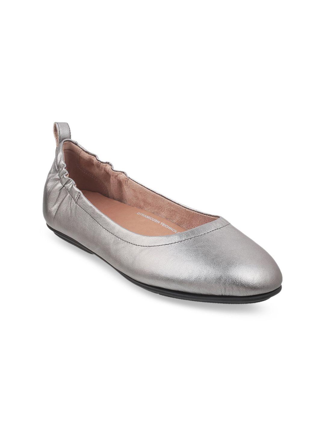 fitflop women grey ballerinas flats