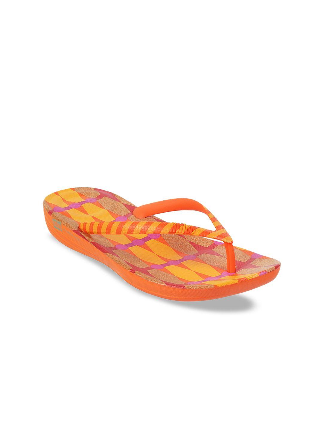 fitflop women orange flats