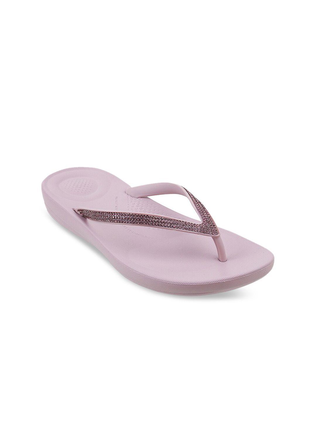 fitflop women purple open toe flats