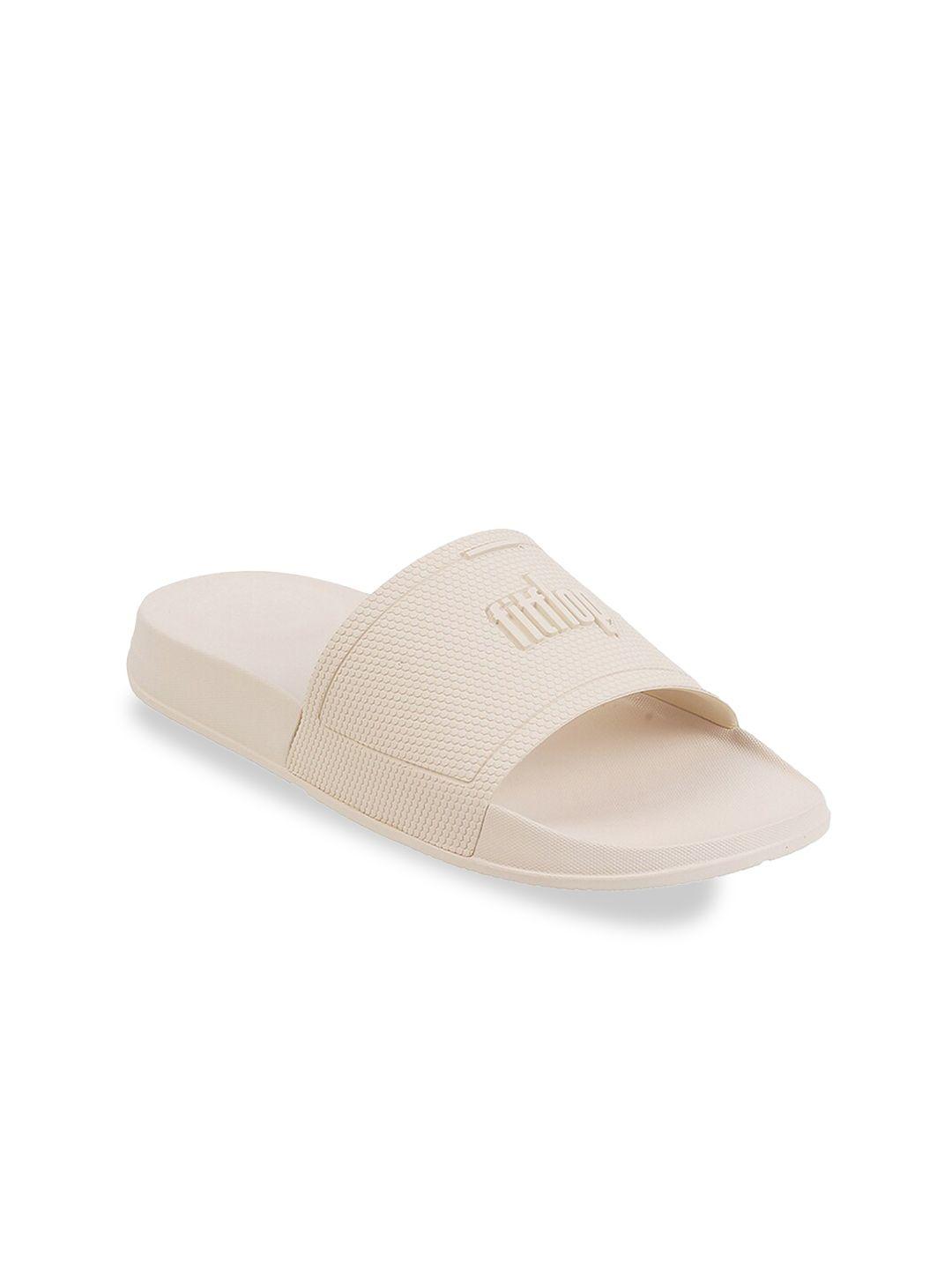 fitflop women self design rubber sliders