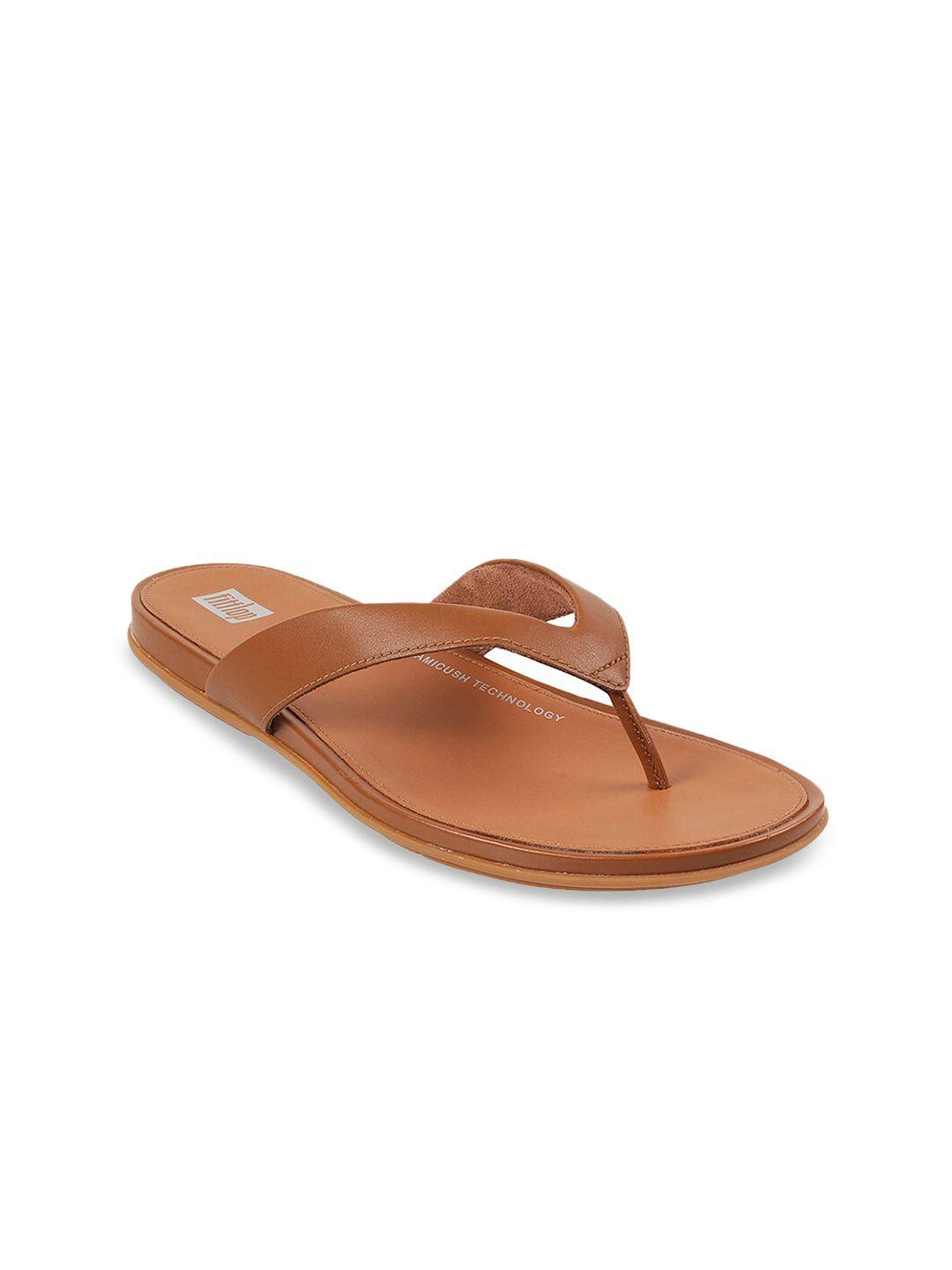 fitflop women tan open toe flats