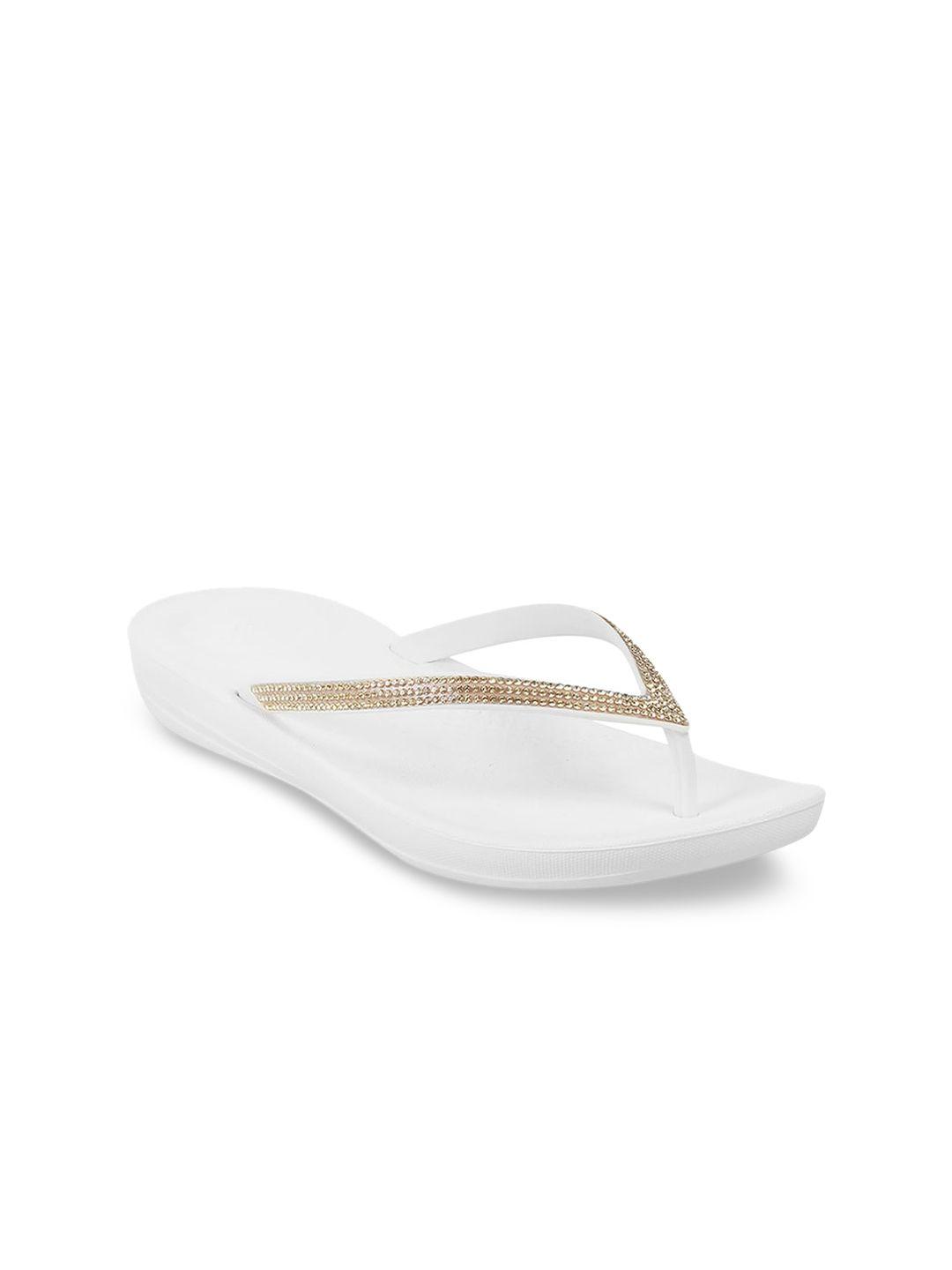 fitflop women white flats