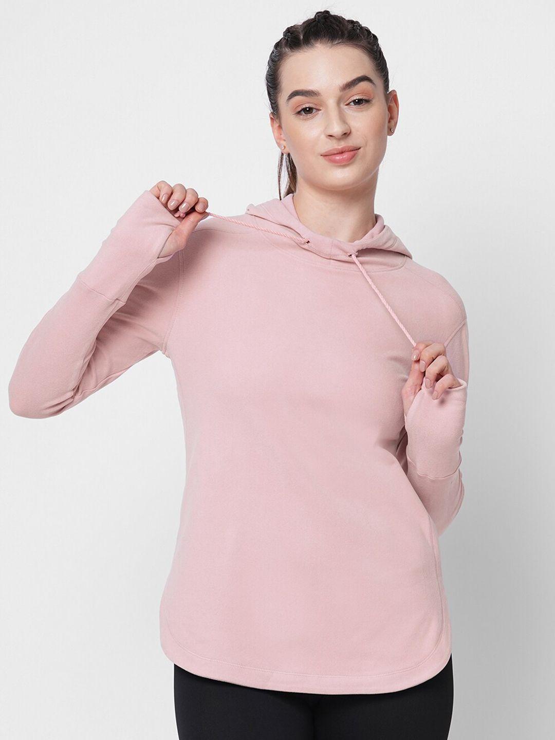 fitkin pink hooded top
