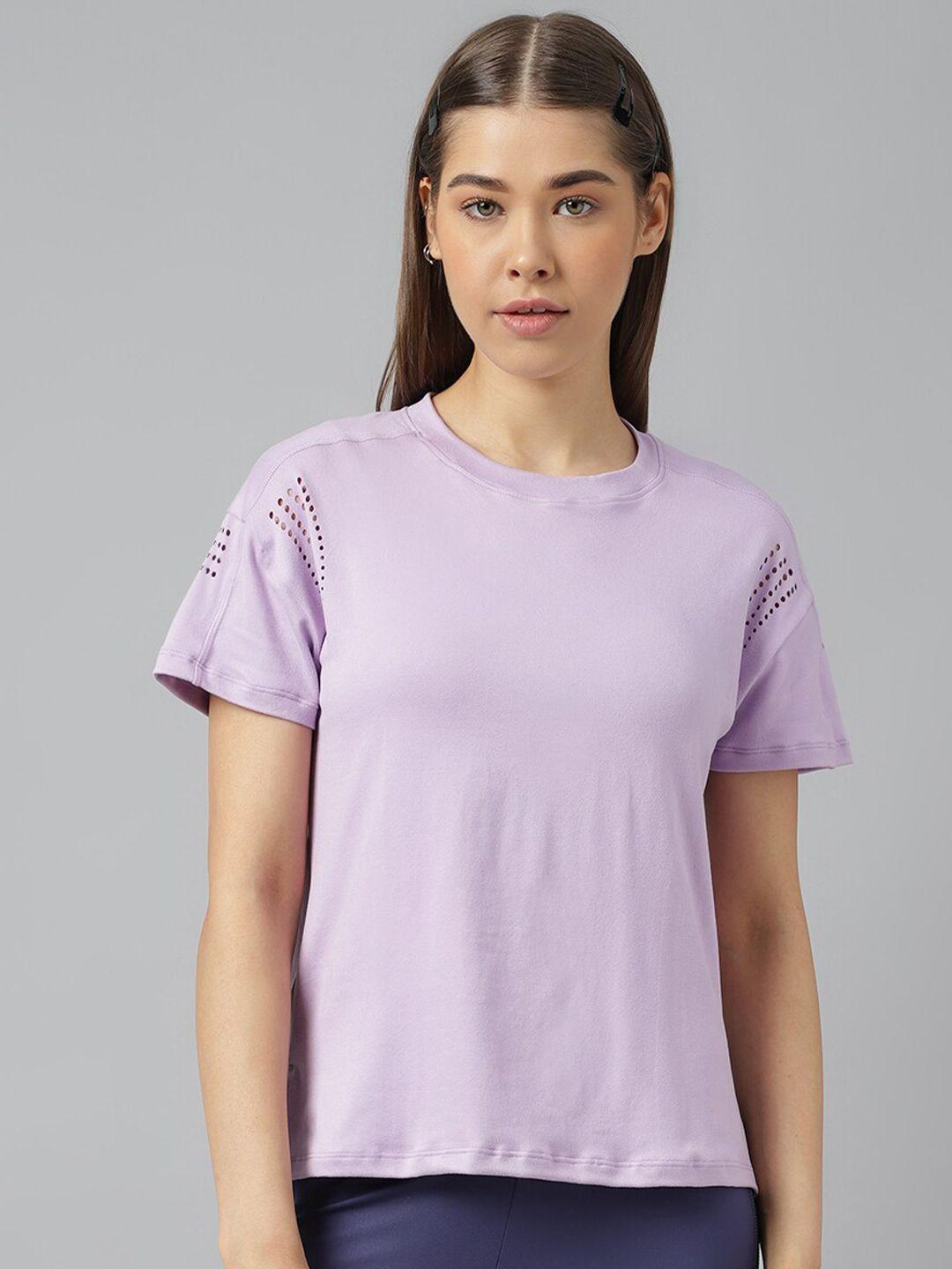 fitkin  anti odour extended sleeves cut-outs relaxed fit sports t-shirt