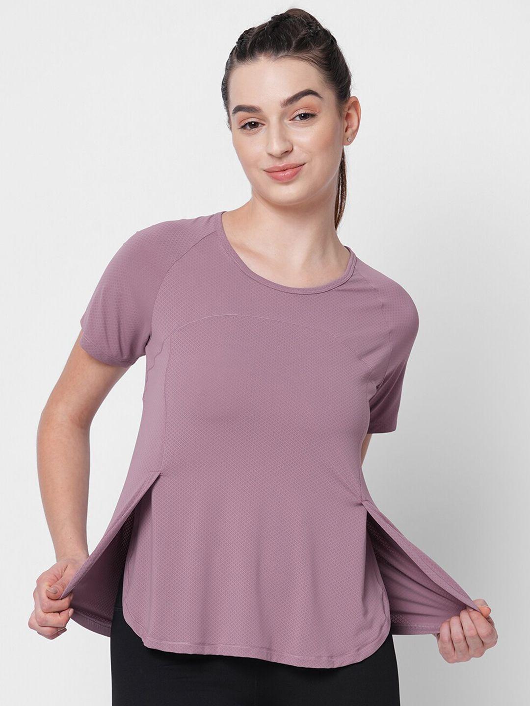 fitkin women lavender anti odour t-shirt