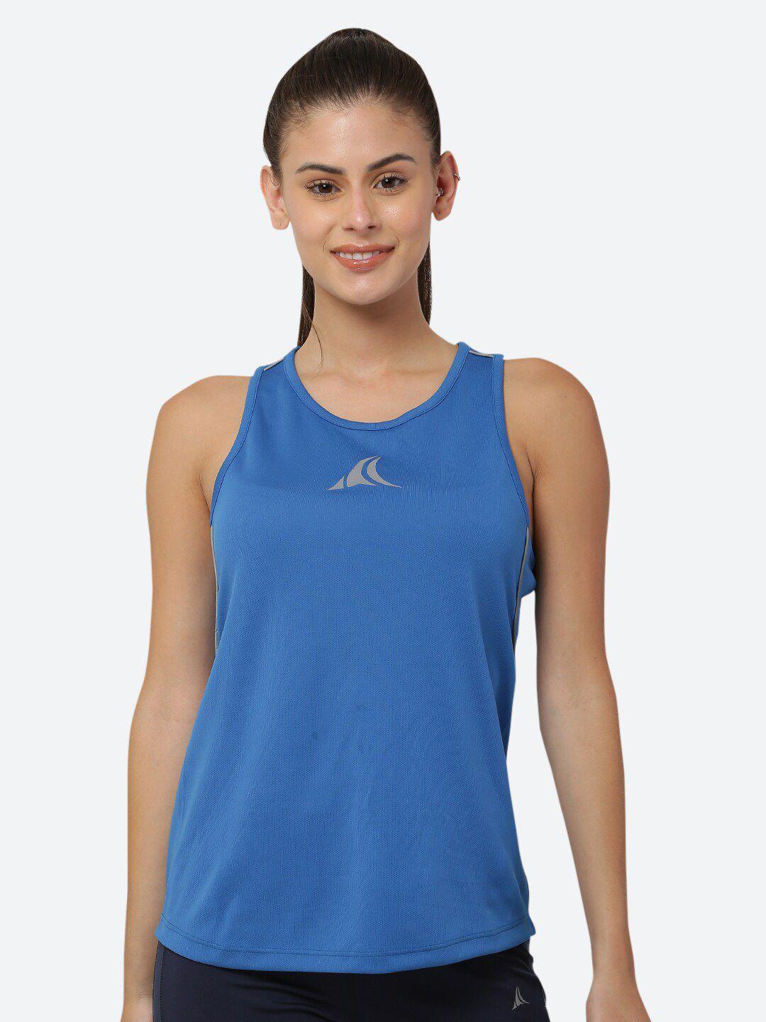 fitleasure blue training tank top