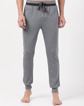 fitted & mid rise track pants