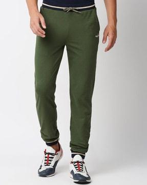 fitted joggers with drawstring waist