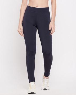 fitted full-length track pant
