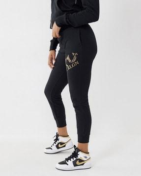 fitted joggers with insert pockets