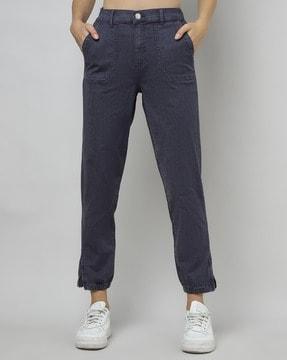 fitted joggers with slip pockets