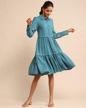 fitted shirt dress