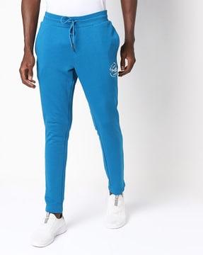 fitted track pants with insert pockets
