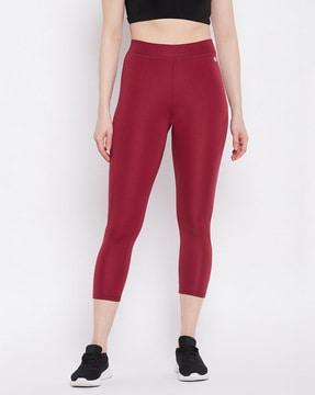 fitted trackpants with elasticated waist