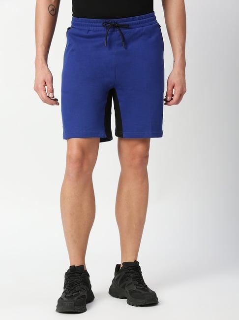 fitz blue slim fit shorts