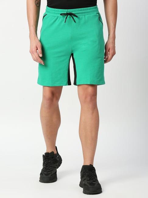 fitz green slim fit shorts