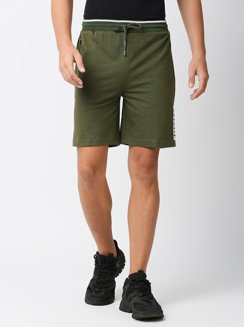 fitz green slim fit shorts