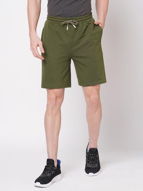 fitz green slim fit shorts