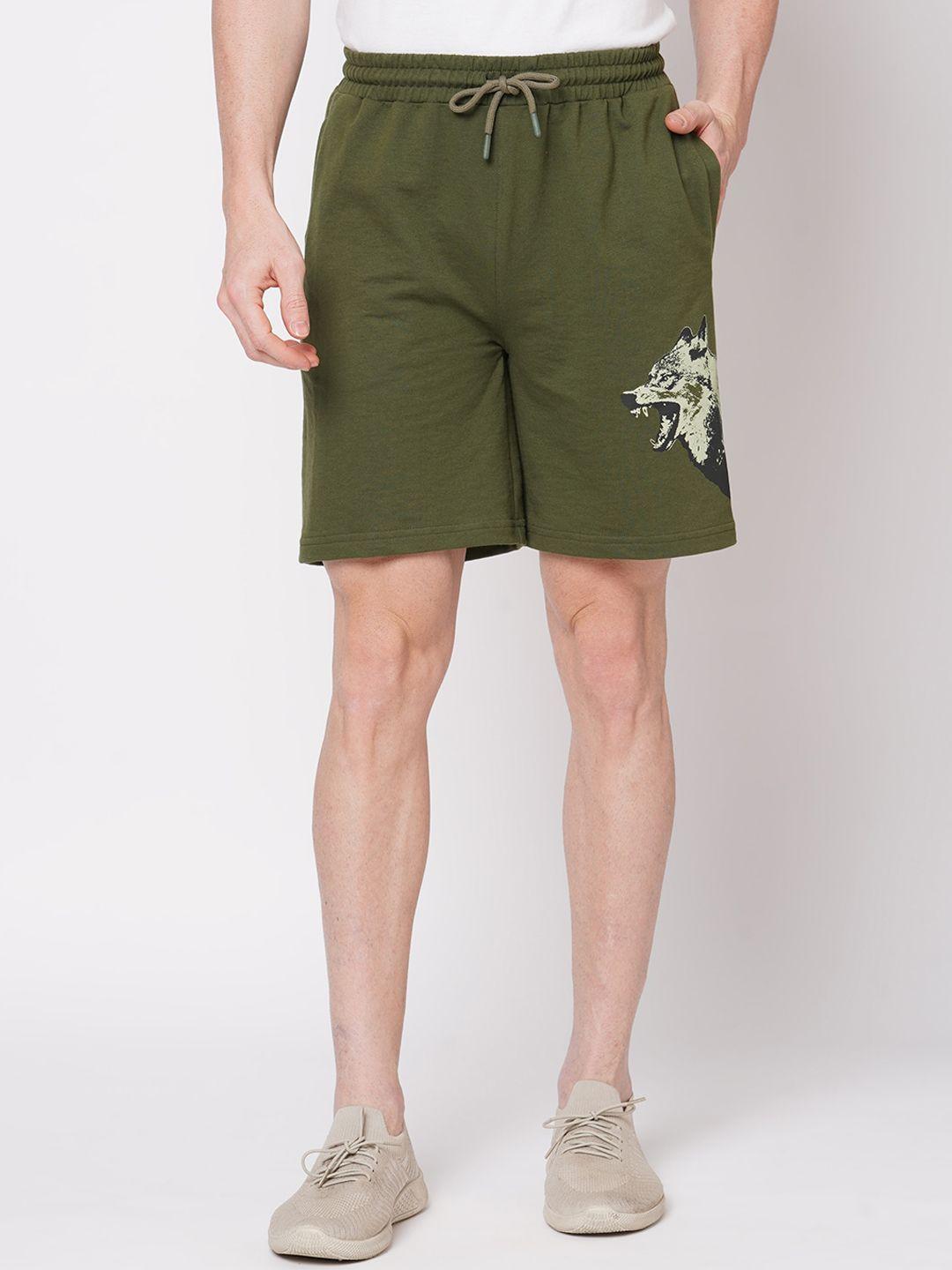 fitz men  printed slim fit outdoor shorts