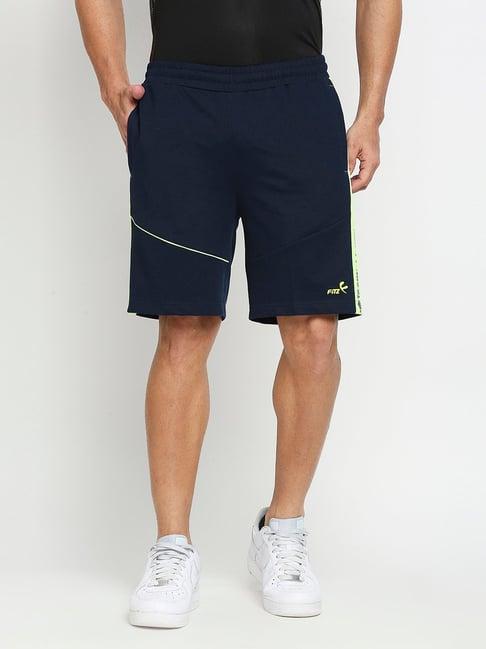 fitz navy slim fit shorts