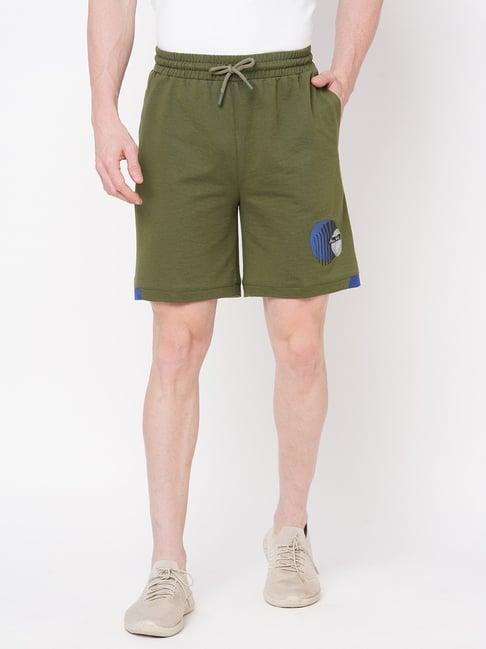 fitz olive slim fit shorts