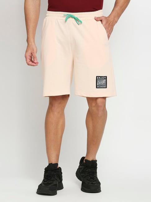 fitz peach slim fit shorts