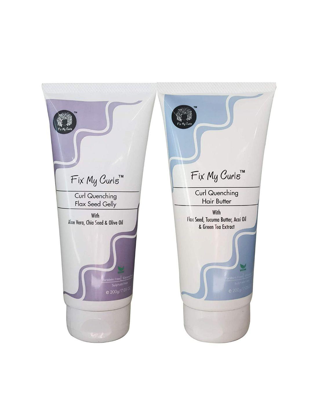 fix my curls set of 2 moisture styling curl quenching creame for curly and wavy hair