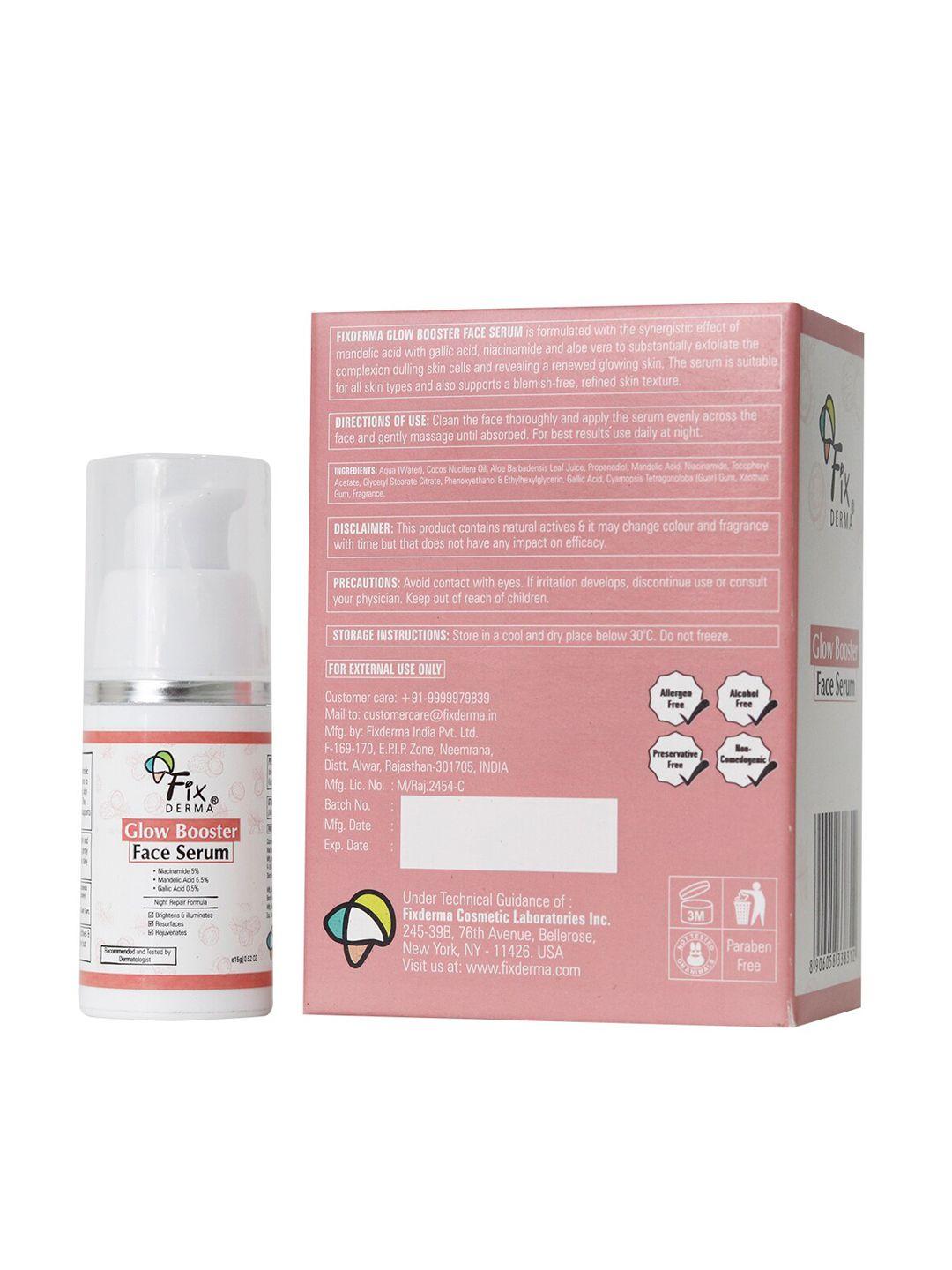 fixderma glow booster face serum with 5% niacinamide - 15 g