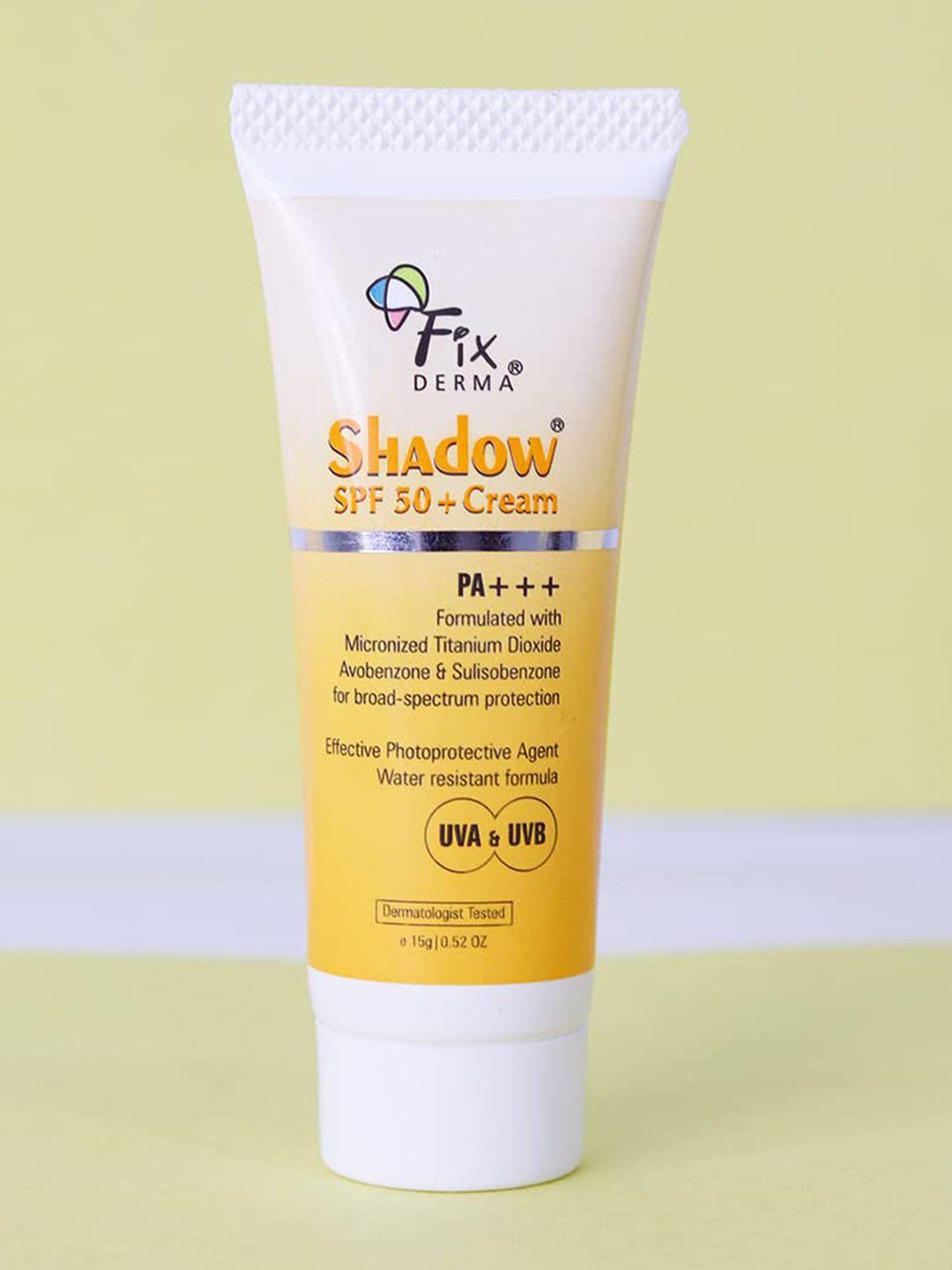 fixderma shadow spf50+ cream sunscreen - 15 g