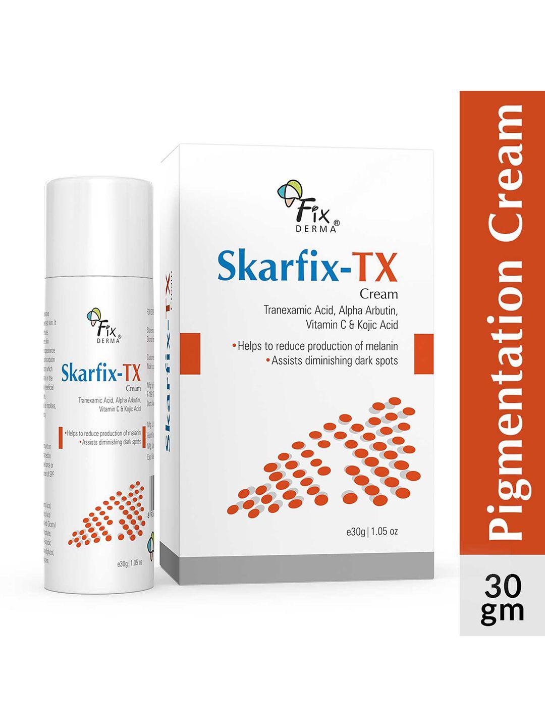 fixderma 10% tranexamic acid + 2% kojic acid + 1% arbutin skarfix -tx face cream - 30g