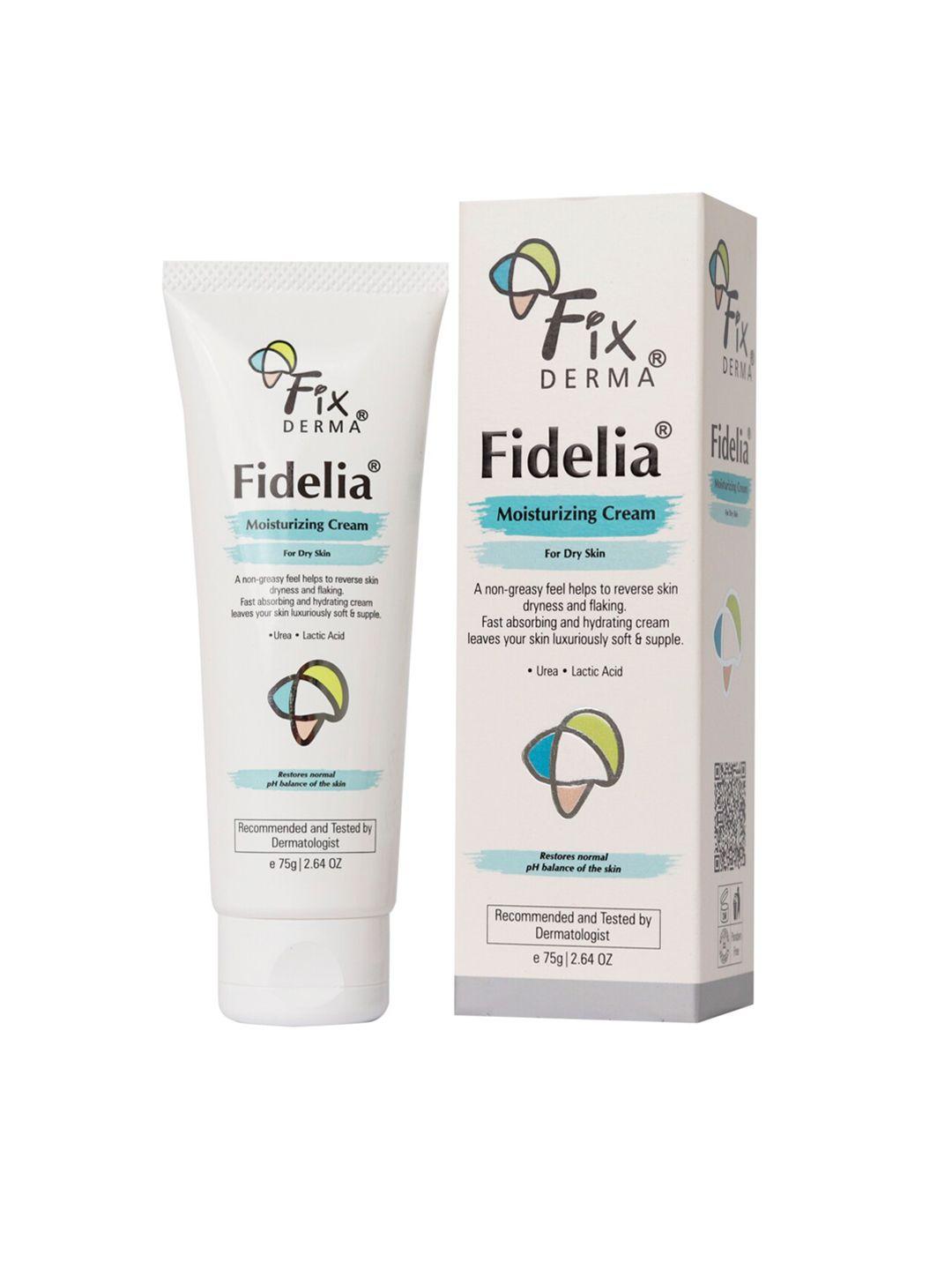 fixderma fidelia moisturizing cream with urea & lactic acid - 75 g