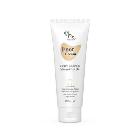 fixderma foot cream for dry, cracker or calloused foot skin 60 ml